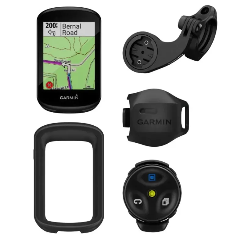 Image of Garmin Edge 830 GPS Enabled Computer Mountain Bike Bundle Black